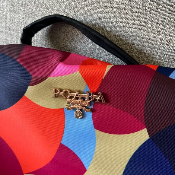 Multicolor POABA Geometric Backpack - Picture 2 of 8